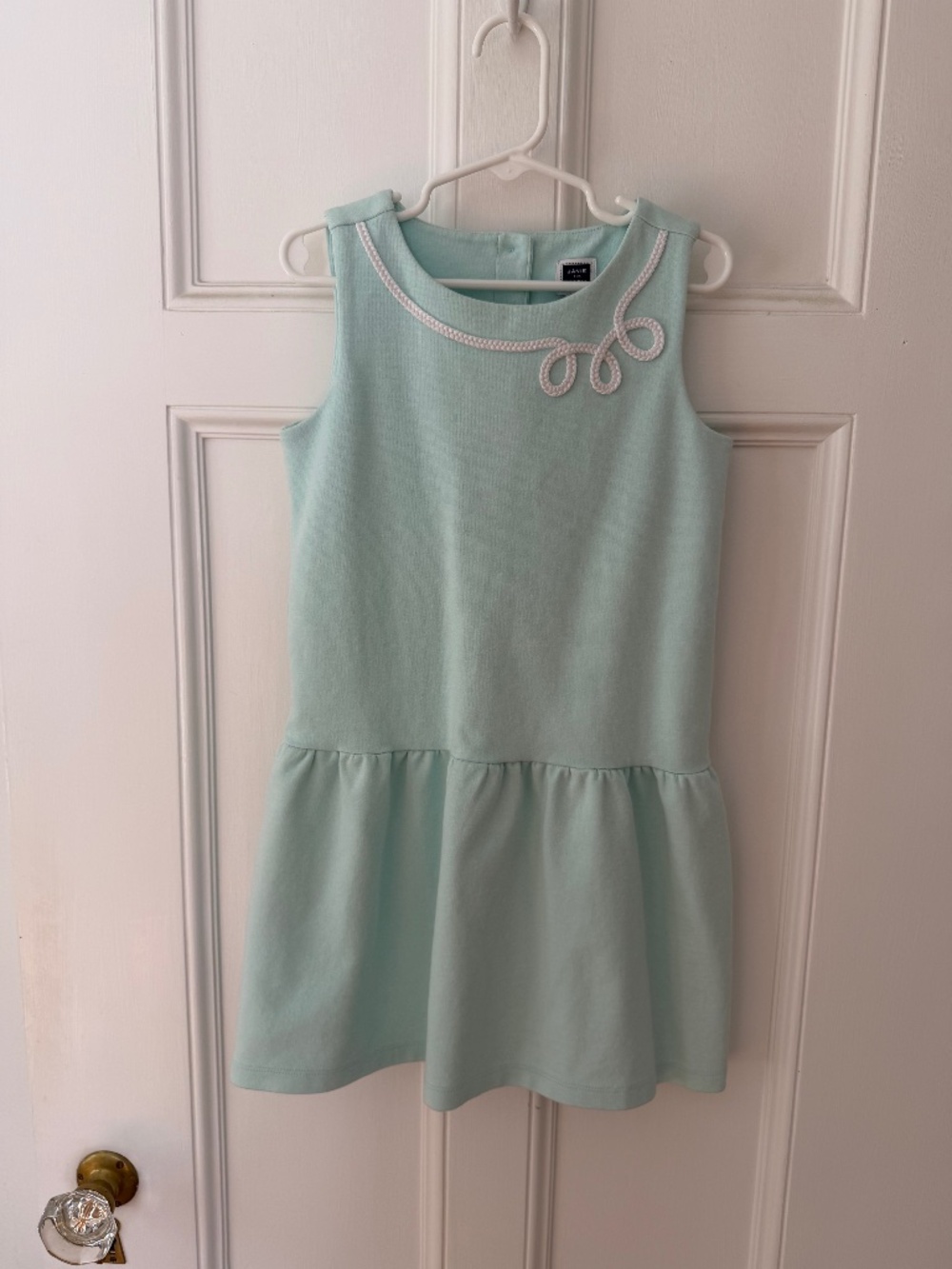 Janie and Jack Girl’s Light Teal Dress (Size 6)